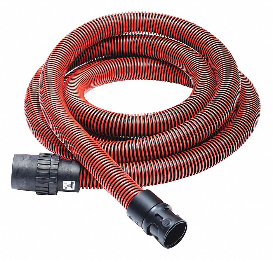 NILFISK, 1 1/4 in Hose Dia., 16 ft Hose Lg, Anti-Static Vacuum Hose -  12A511