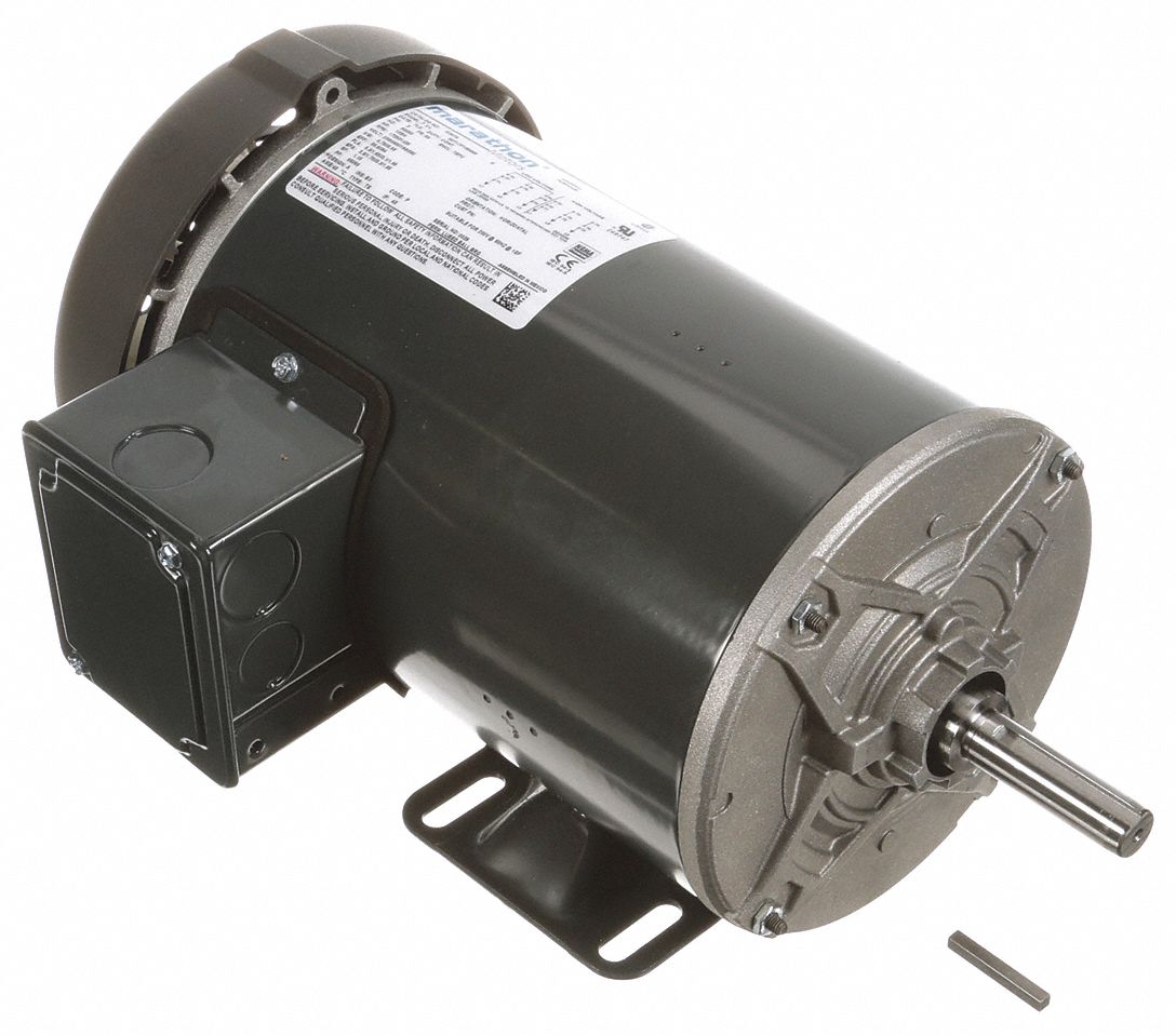 MARATHON MOTORS GP Motor, 1 HP, 1, 725 RPM, 230/460V AC, 56 53UF01