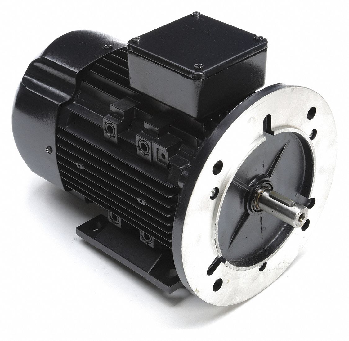 MARATHON MOTORS Metric Motor: Totally Enclosed Fan-Cooled, Face/Base Mount,  1 HP, 230/460V AC, Ball