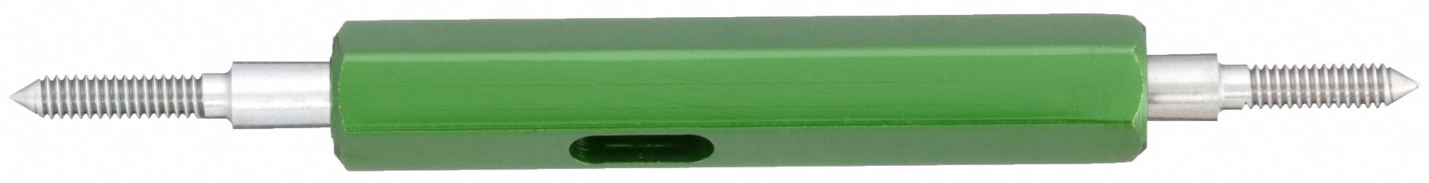 Threaded Plug Gauge Assembly: Go/No-Go (Plus/Minus), #2-56 Thread Size, 2B Thread Class, UNC