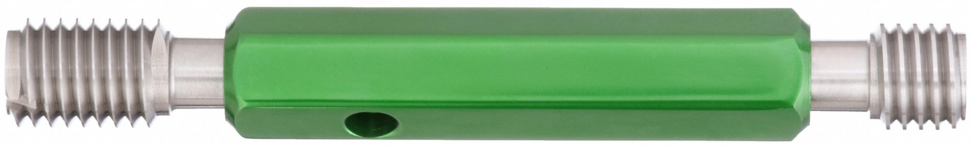 Threaded Plug Gauge Assembly: Go/No-Go (Plus/Minus), 5/8"-11 Thread Size, 2B Thread Class