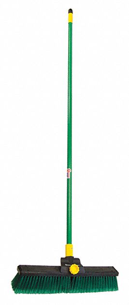 QUICKIE, 18 in Sweep Face, Soft/Stiff Combo, Push Broom - 53UJ42|628 ...