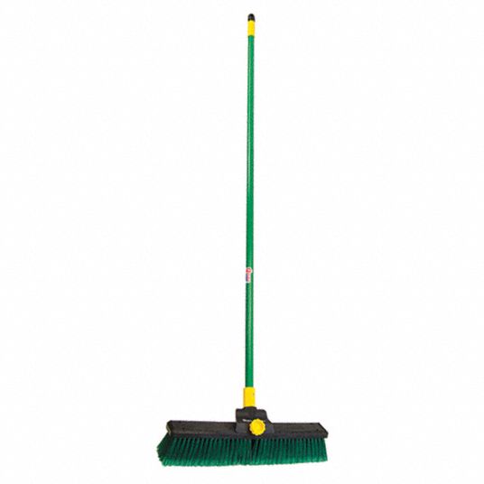 QUICKIE Synthetic Push Broom, 18 in Sweep Face - 53UJ42|628 - Grainger