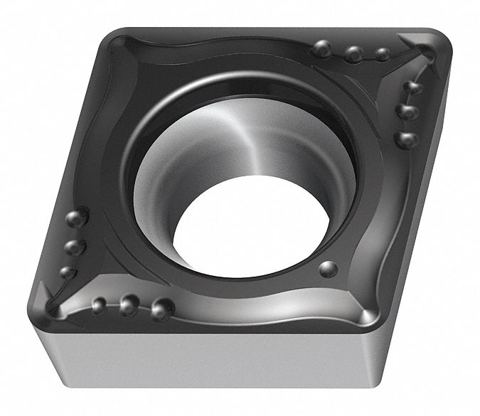 Diamond Turning Insert: CCGT Insert, Neutral, 3/16 in Thick, 1/32 in Corner Radius