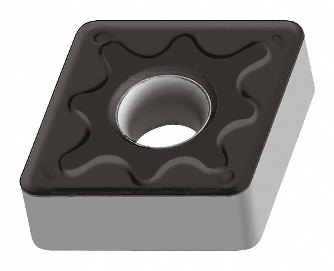 Diamond Turning Insert: CNMG Insert, Neutral, 3/16 in Thick, 3/64 in Corner Radius