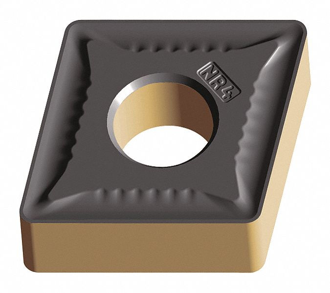 Diamond Turning Insert: CNMG Insert, Neutral, 1/4 in Thick, 3/64 in Corner Radius