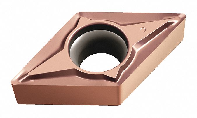 Diamond Turning Insert: DCGT Insert, Neutral, 3/32 in Thick, 0.0080 in Corner Radius