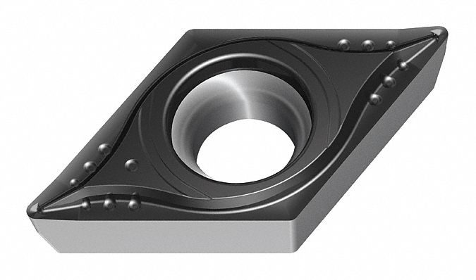 Diamond Turning Insert: DCGT Insert, Neutral, 5/32 in Thick, 1/32 in Corner Radius