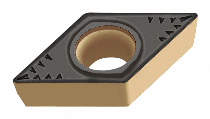 Diamond Turning Insert: DCMT Insert, Neutral, 5/32 in Thick, 1/32 in Corner Radius