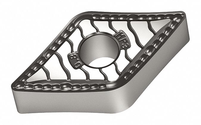Diamond Turning Insert: DNMG Insert, Neutral, 3/16 in Thick, 1/32 in Corner Radius
