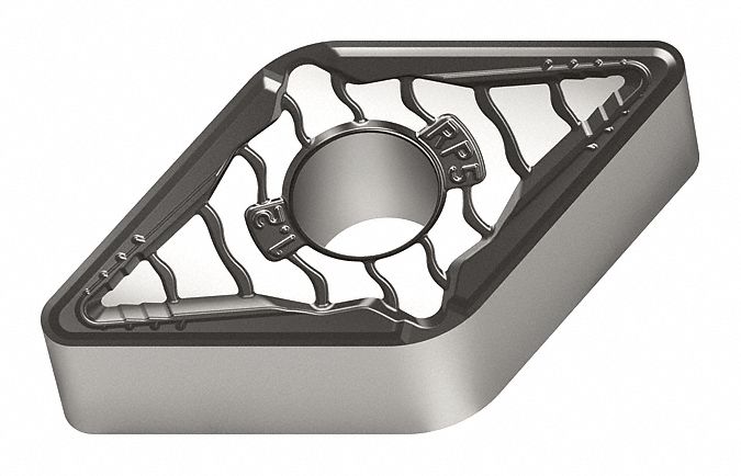 Diamond Turning Insert: DNMG Insert, Neutral, 1/4 in Thick, 1/32 in Corner Radius