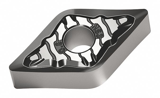 Diamond Turning Insert: DNMG Insert, Neutral, 1/4 in Thick, 1/32 in Corner Radius