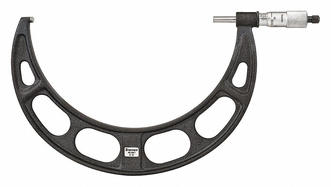 OUTSIDE MICROMETER,9 IN TO 10 IN RANGE