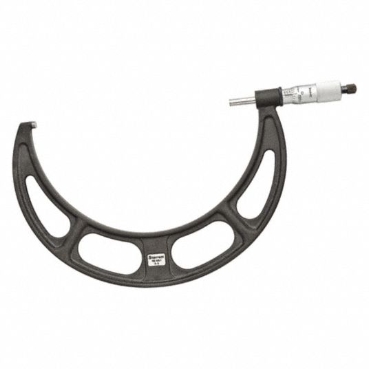 STARRETT, 8 in to 9 in, Inch, Mechanical Outside Micrometer