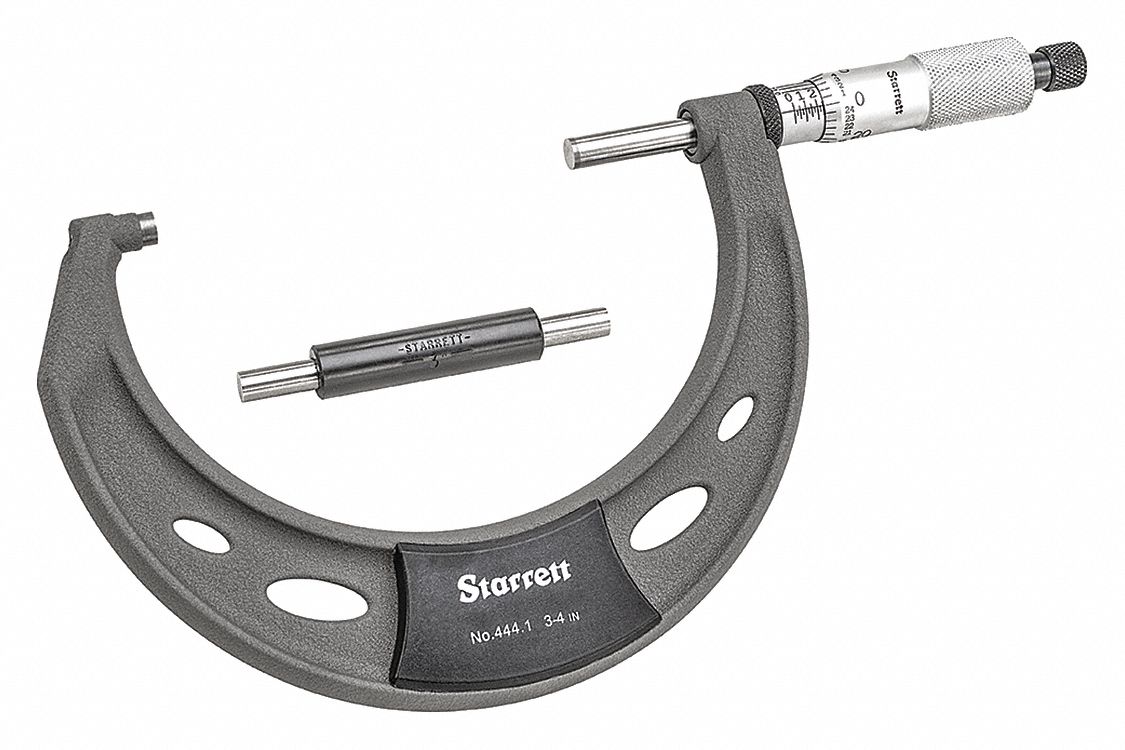 OUTSIDE MICROMETER,3 IN TO 4 IN RANGE