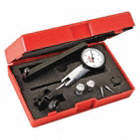 DIAL TEST INDICATOR, DIAL 0-15-0/1 1/4 IN, SWIVEL/TOOL HOLDER, 0.03 IN RGE, 3/8 X 5/32 IN
