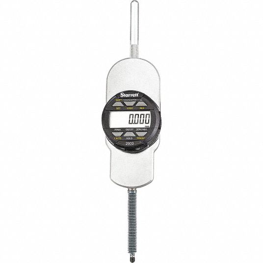 Electronic Digital Indicator, Series 2900, Range 2 in/50 mm, Accuracy 0.00005 in/0.01 mm Grainger