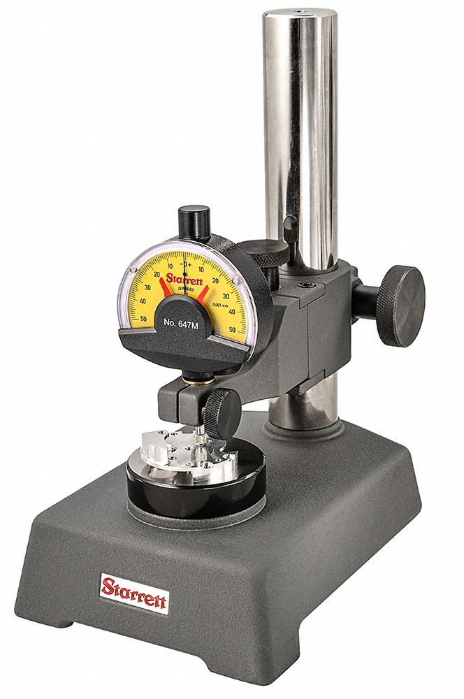 STARRETT Stand Cast Iron Base, 12 in x 6 in x 3