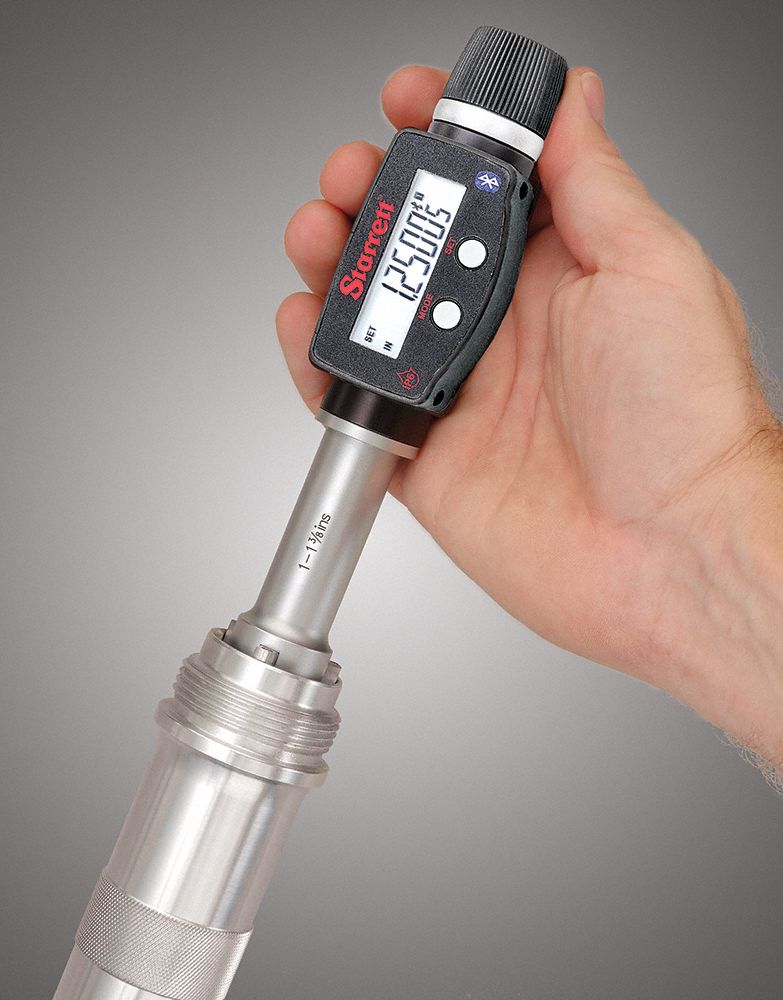 STARRETT Digital 3Point Inside Micrometer 1 in to 1.375 in/25 mm to