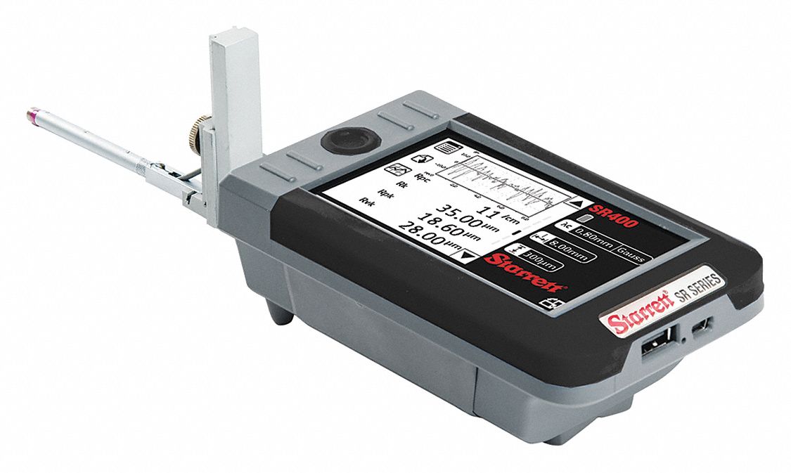 Portable Surface Roughness Tester with Onboard Display: 5 nm Profile Resolution