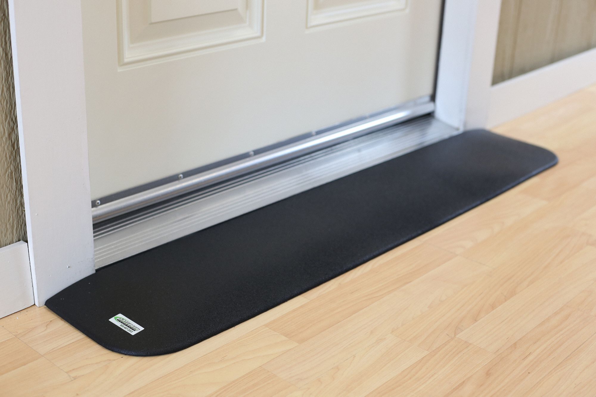 EZ EDGE ADA Compliant Ramp Thresholds, Matte, 8 in Wd, 41 1/2 in Lg, 7/8 in Ht 53VF54