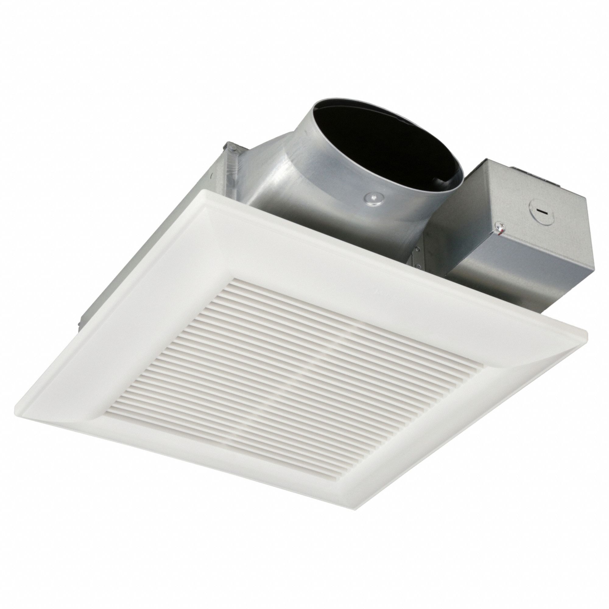 Bathroom Fan: Ceiling/Wall, 50 cfm_100 cfm Max, 0.9 sones, 3 Speed, Oval Duct