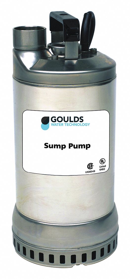 GOULDS WATER TECHNOLOGY  Plug-In Utility Pump, 3/4 HP, 230VAC 53VF80