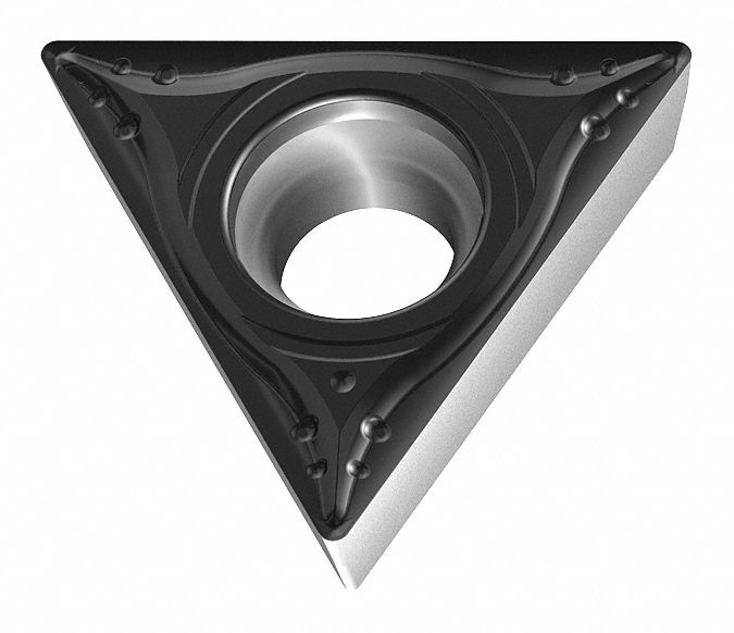 Triangle Turning Insert: 1/4 in Inscribed Circle, Neutral, MM4 Chip-Breaker, WSM20S