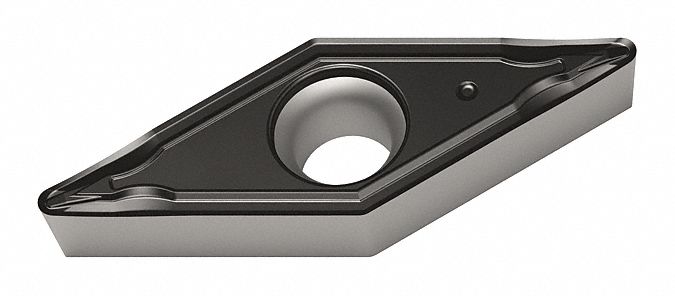 Diamond Turning Insert: VCMT Insert, Neutral, 1/8 in Thick, 0.0080 in Corner Radius