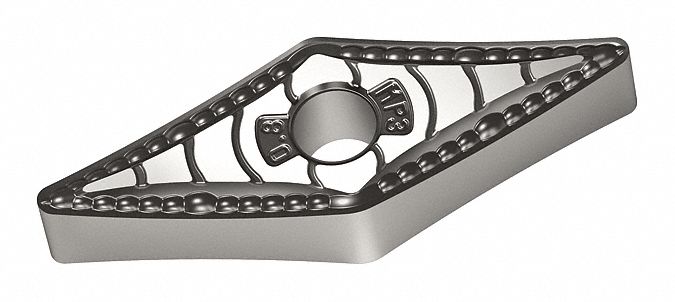 Diamond Turning Insert: VNMG Insert, Neutral, 3/16 in Thick, 1/32 in Corner Radius