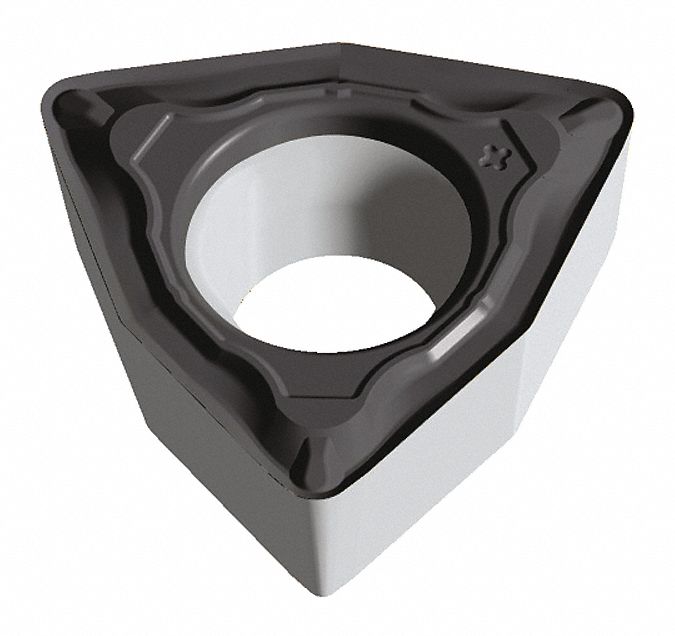 Turning Insert: 1/4 in Inscribed Circle, Neutral, 2.38mm Thick, PF Chip-Breaker