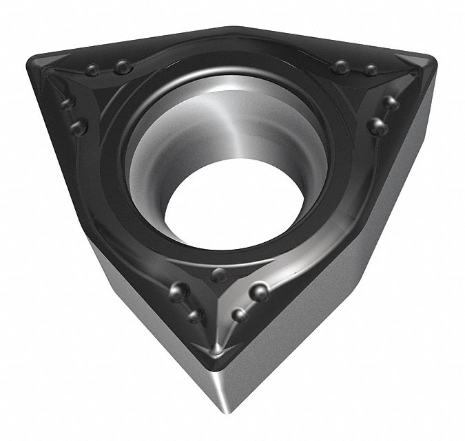 Turning Insert: 3/8 in Inscribed Circle, Neutral, 3.97mm Thick, MK4 Chip-Breaker