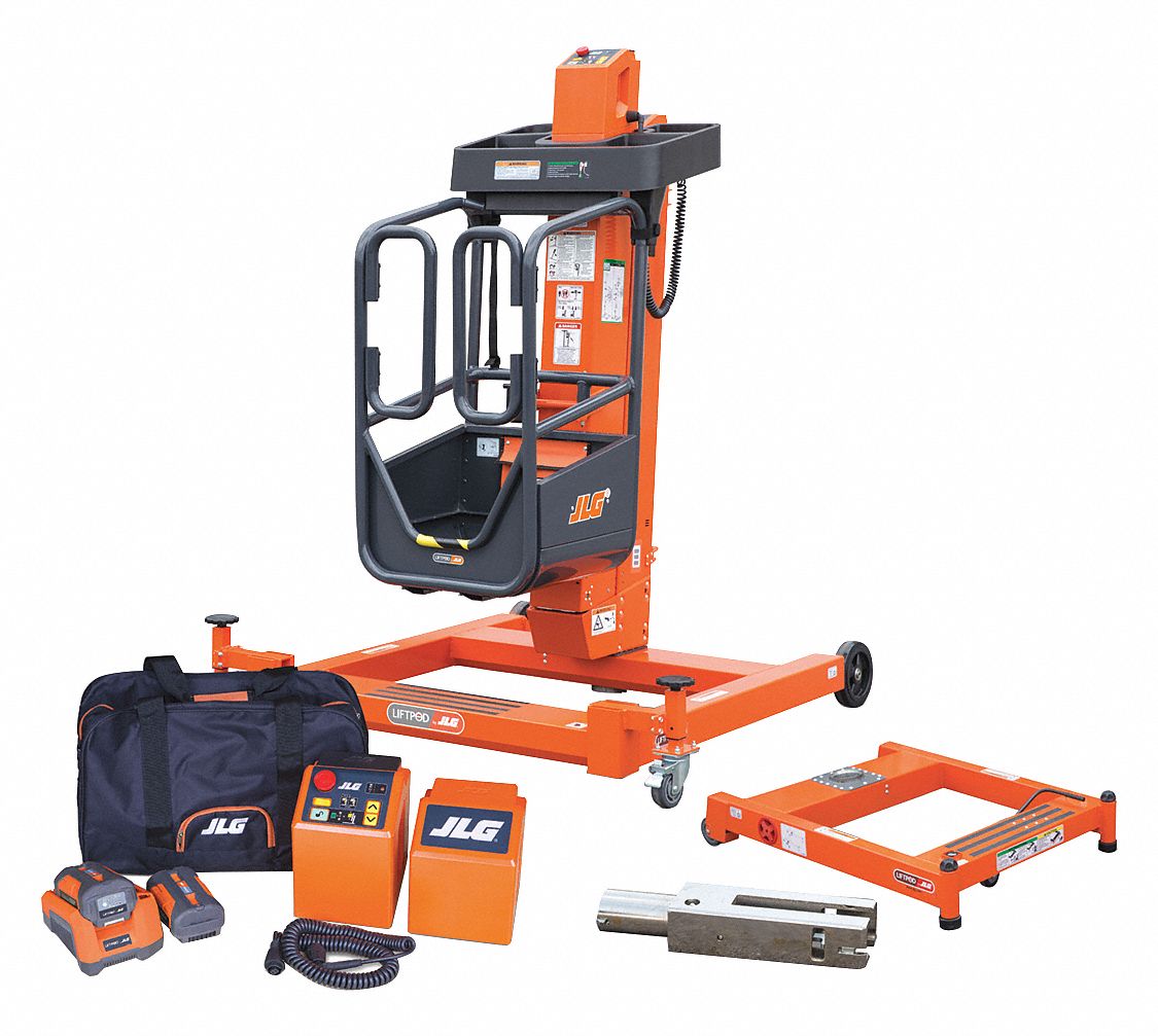 JLG, Push-Around, Battery, Personnel Lift - 53VL58|FTCOMBOPK - Grainger