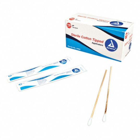 sterile cotton swab