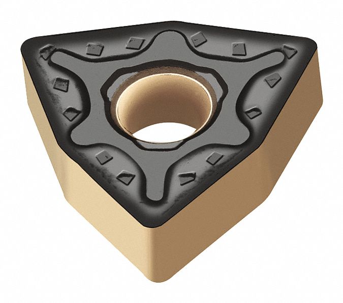 Turning Insert: 1/2 in Inscribed Circle, Neutral, 4.76mm Thick, NM4 Chip-Breaker