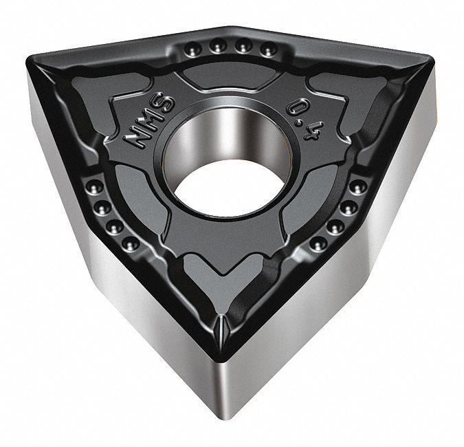 Turning Insert: 1/2 in Inscribed Circle, Neutral, 4.76mm Thick, NMS Chip-Breaker