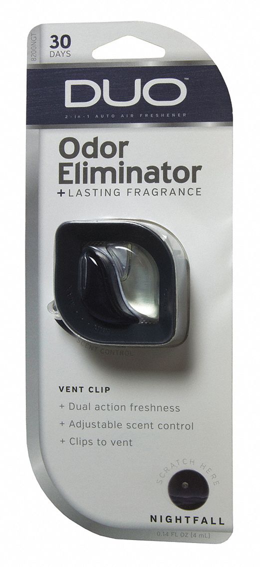 Air Freshener: Dual Clip, Nightfall, Black