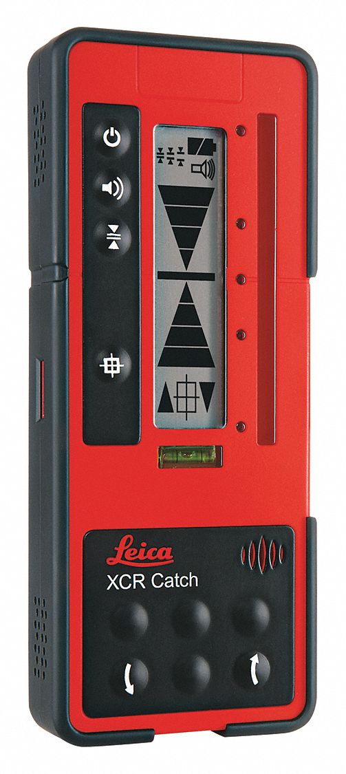 Catch Receiver: Includes Batteries, Red, AA, Red, 6 3/4 in Overall Ht, 53VU69, Plastic