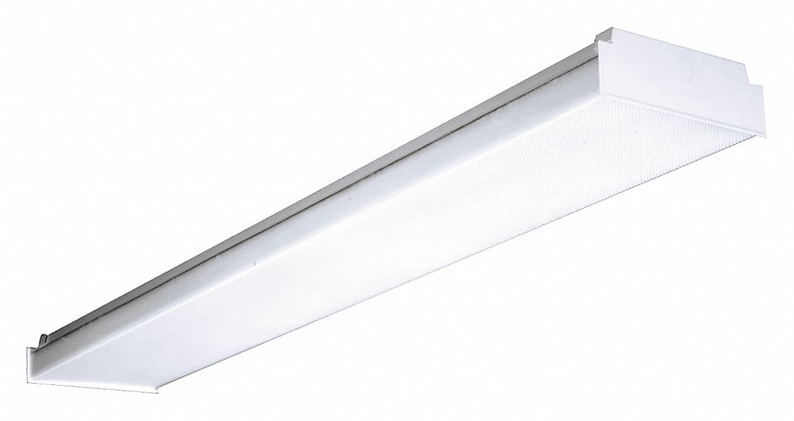 LED WRAPAROUND FIXTURE, 43 W MAXIMUM, 4000K, 4,984 LUMENS, 2 LAMP T8