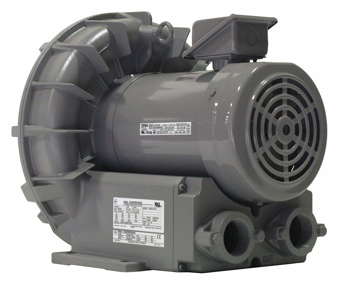 REGENERATIVE BLOWER,135 CFM,230/460V