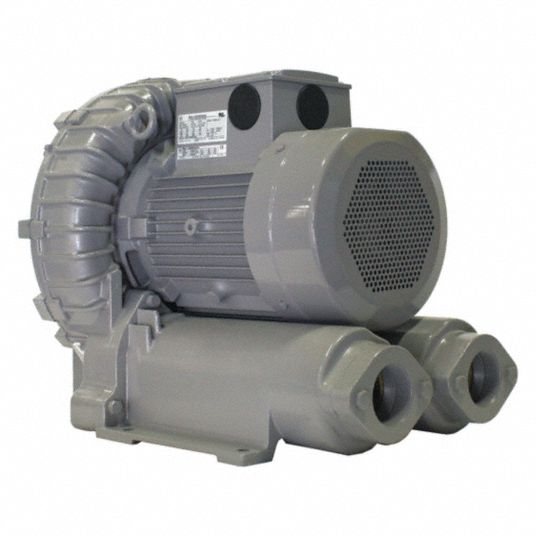 FUJI ELECTRIC Regenerative Blower: 10.7 hp, 134.6 in wc Max Op Pressure,  112 in wc Max Vacuum