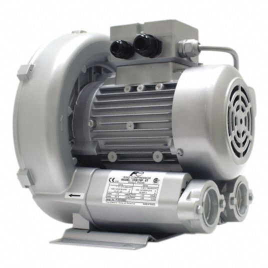 FUJI ELECTRIC Regenerative Blower: 1.75 hp, 71.8 in wc Max Op Pressure, 68  in wc Max Vacuum
