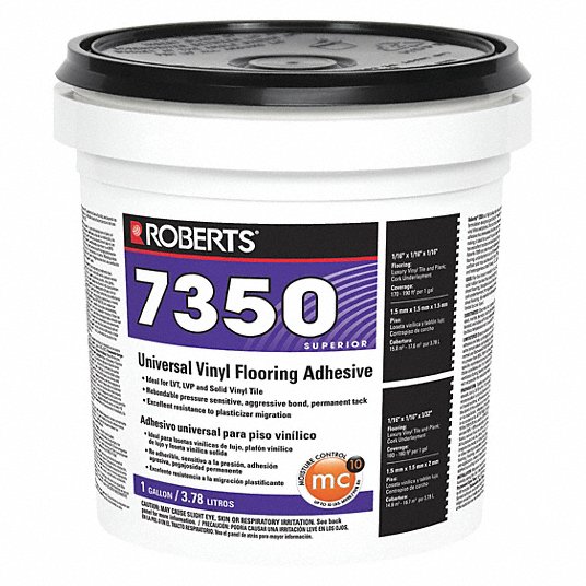 Roberts Off White Flooring Adhesive 1, Roberts Floor Adhesive Sds