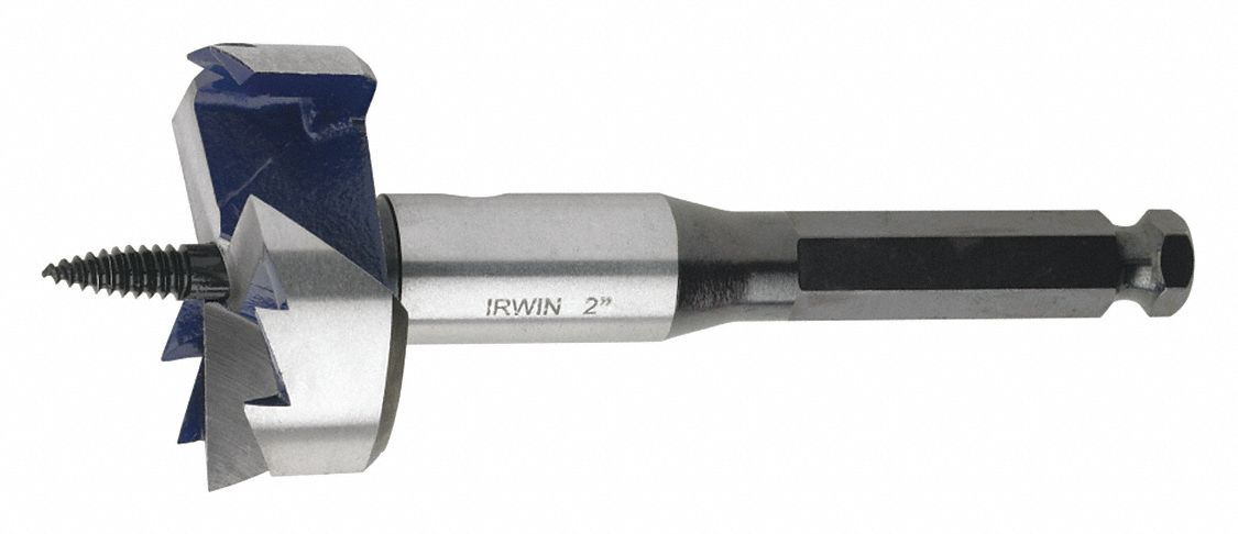 FORET À BOIS, FORET 2¼ PO, 5 PO LONG, ACIER, SPEEDBOR