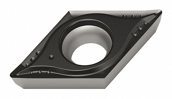 Diamond Turning Insert: DNMG Insert, Neutral, 1/4 in Thick, 1/32 in Corner Radius