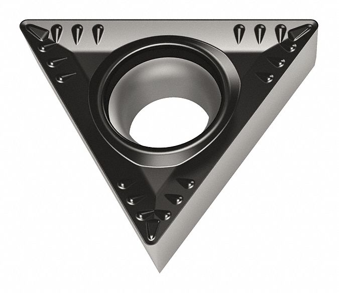Triangle Turning Insert: 7/32 in Inscribed Circle, Neutral, RP4 Chip-Breaker, WPP20S