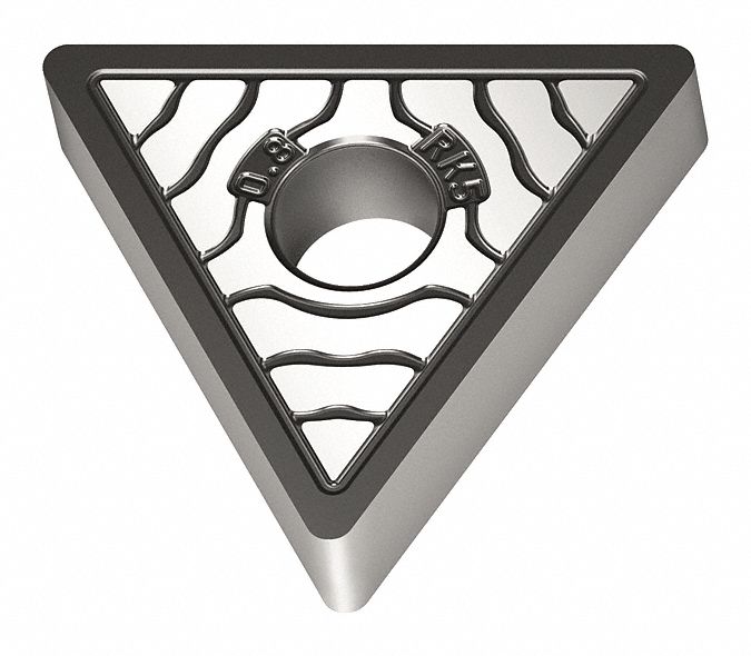 Triangle Turning Insert: 1/2 in Inscribed Circle, Neutral, RK5 Chip-Breaker, WKK20S