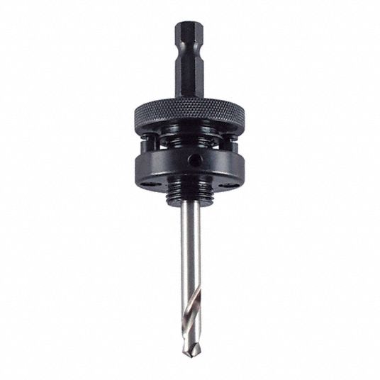 MORSE Hole Saw Arbor, Standard, 5/8"18 Thread Size 53WM35MA35PSCT