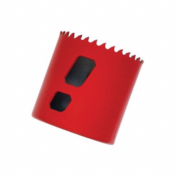 Hole Saw: 25/32 in Saw Dia., 5/6 Teeth per Inch, 1 7/8 in Max. Cutting Dp, 1/2"-20 Thread Size
