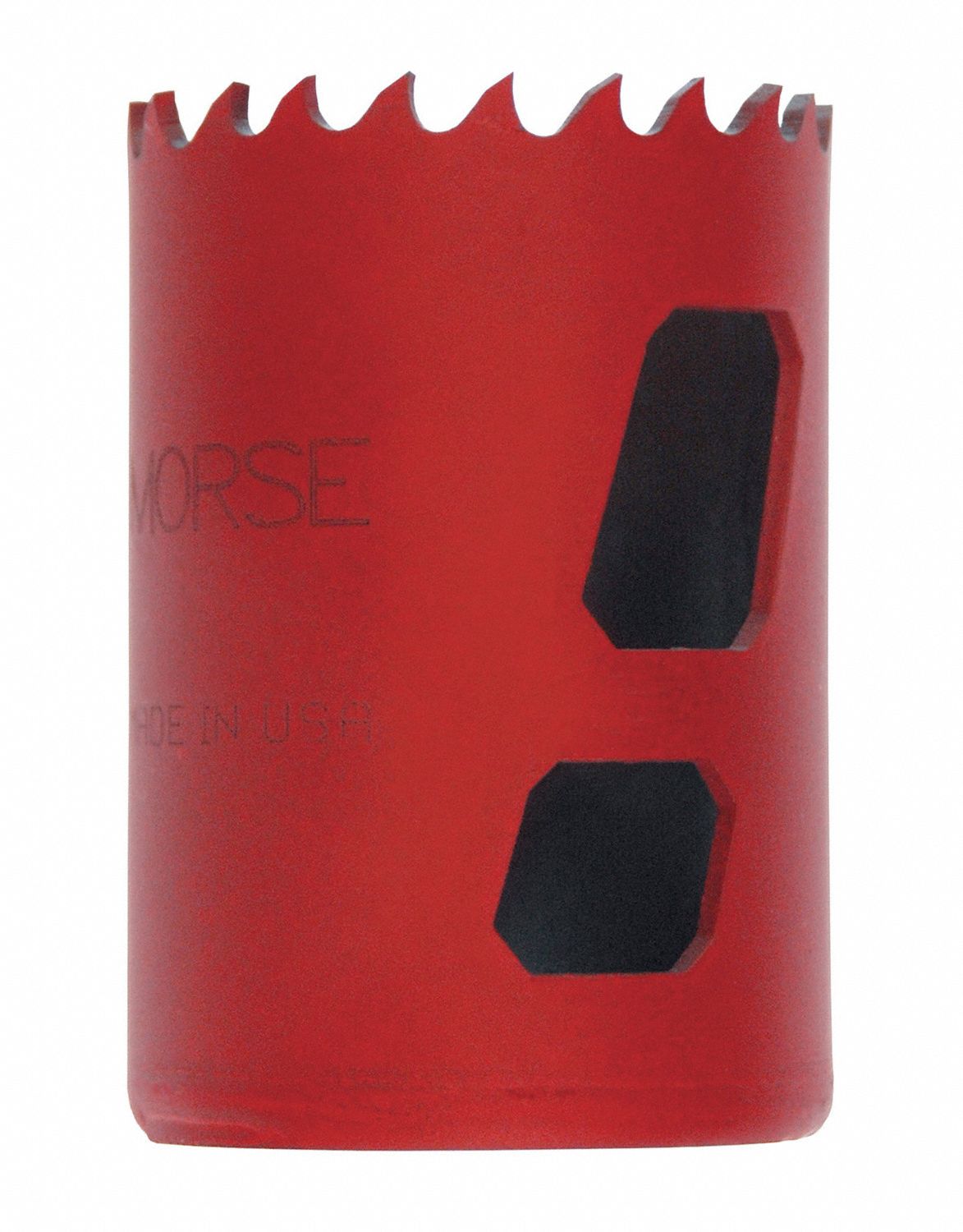 MORSE Hole Saw 1 in Saw Dia., 5/6, 1 7/8 in Max. Cutting Dp, 1/2"20